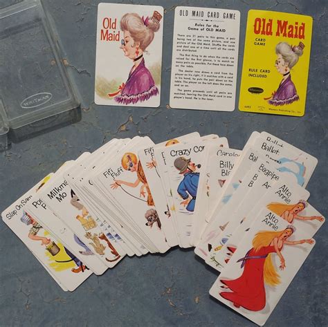 old maid playing cards.